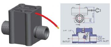 Ge-311 Small Size Plastic Paddle Flow Switch